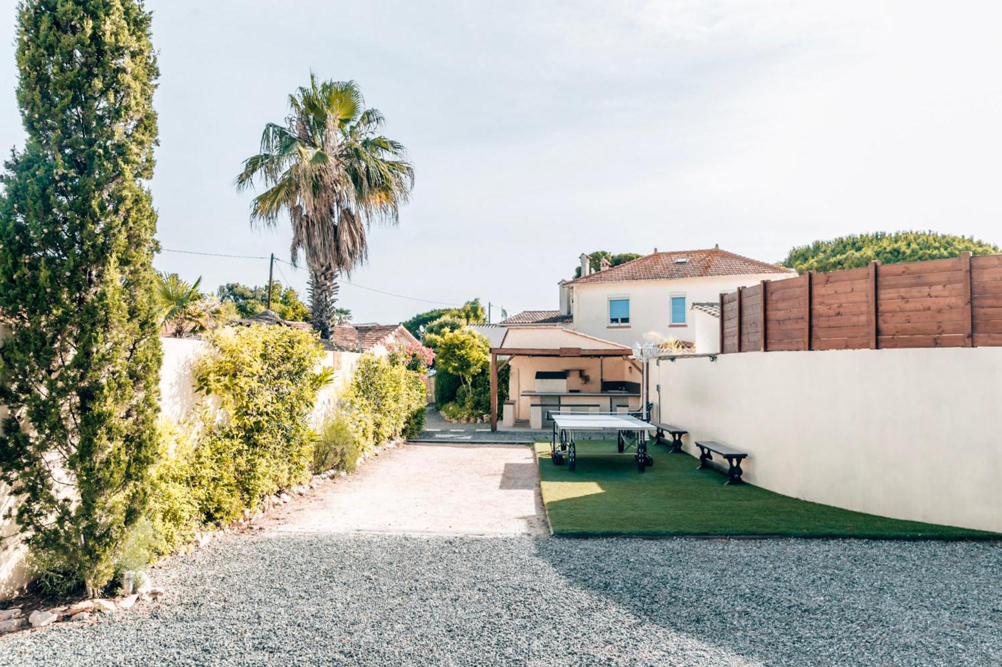 Reve D'Azur, 2 Chambres, Maison Julia En Bord De Mer A La Nartelle, Piscine Partagee, Parking & Terrasse Bbq, Wifi Et Draps Inclus Plage A Pied サント・マキシム エクステリア 写真